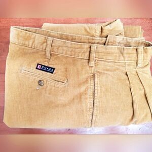 Classic Ralph Lauren Chaps Wheat Corduroy Cuffed Trouser in Size 36/30